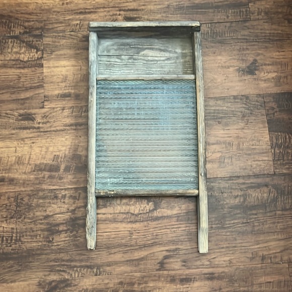 Antique Accents Rare Vintage Antique Washboard Economy Glass Poshmark
